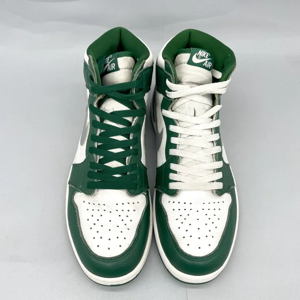 Nike Air Jordan 1 Retro High OG Gorge Green White Silver Mens 11 DZ5485303